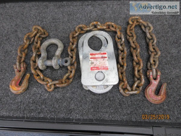 Recovery Gear Warn Snatch Block Chain Shackle