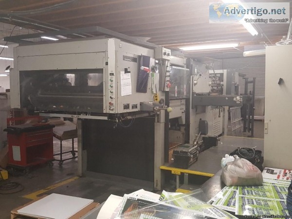 1981 Bobst SP 126 E 36&Prime x 49&Prime Die Cutter  for sale fro