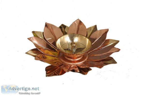 Nutristar Lotus Diya for Puja - 5 inches