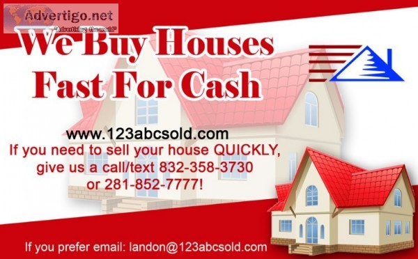 We Buy Houses FAST for Cash