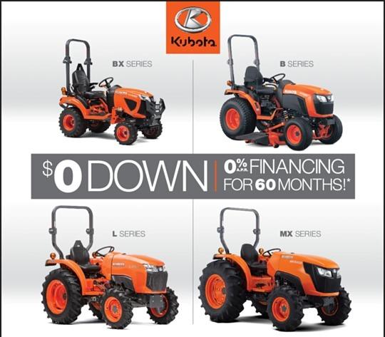 KUBOTA FIELD EVENT OPEN HOUSE 9-3 MAY 4TH 2019