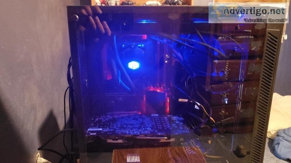 Custom Gaming PC RGB Liquid Cooled