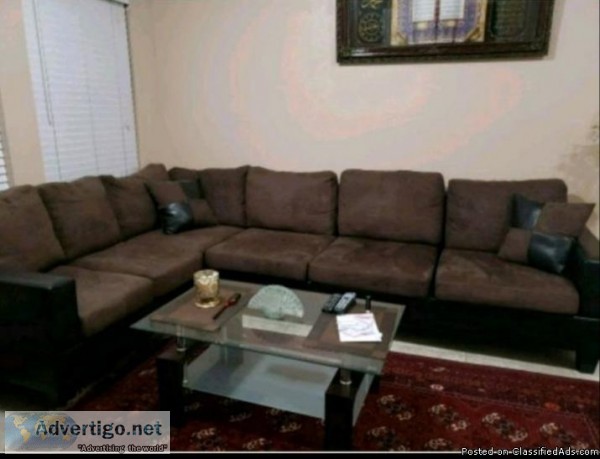 Brown Sectional Sofa