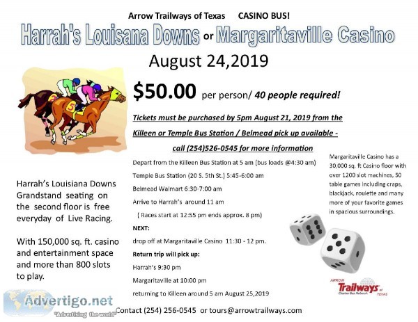 Bossier City Casino bus 8242019