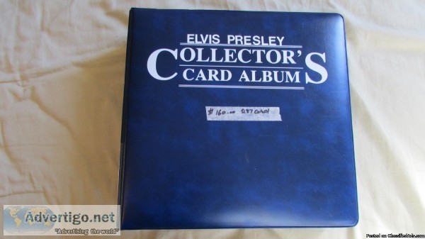 Elvis Presley Colecor Card Album