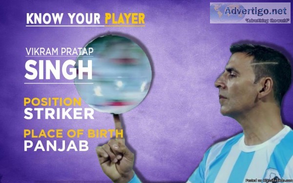 Vikram Pratap Singh Striker from Punjab