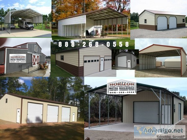 metal Carports and sheds