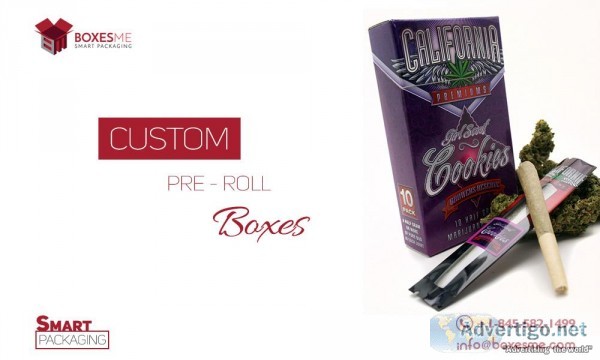 Get Amazing Designs of Pre Roll Joint Packaging From us