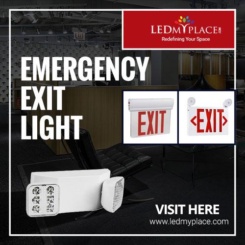 Install (Emergency Exit Light) To Make Your Building Safe and Se