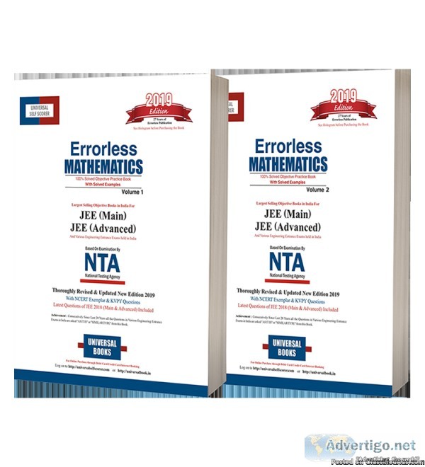 Errorless Mathematics JEE Mains and JEE Advance