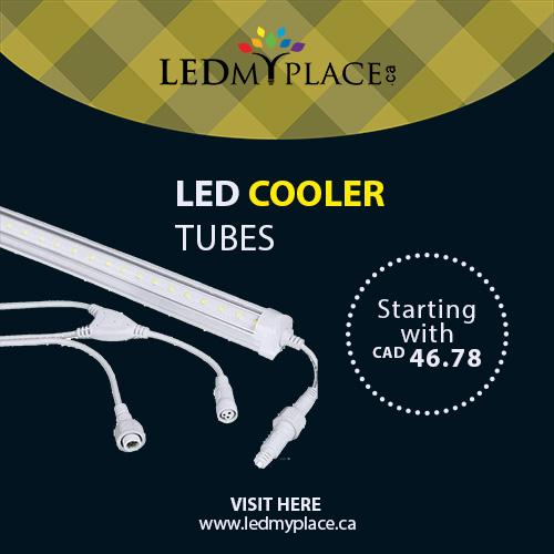 Use LED Cooler Tubes For Better Visibility Of Your Food