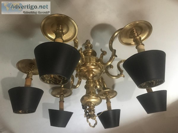 Solid Brass French Chandelier