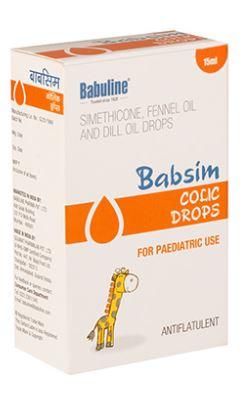 Babsim Colic Drops [15 ml and 30 ml] - antiflatulent and Carmina