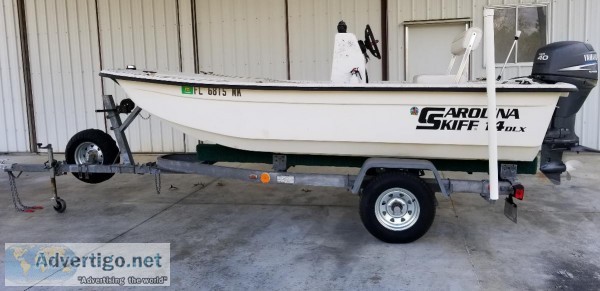 2003 Carolina Skiff 14  with Galvanized Tilt Trailer