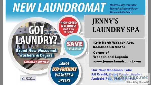 Jennys Coin Laundry Laundromat Redlands Mentone
