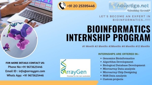 BIOINFORMATICS INDUSTRIAL INTERNSHIP PROGRAM