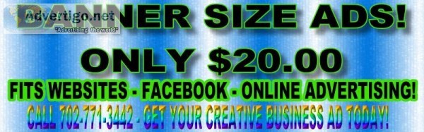 FACEBOOK BANNER ADS (WE CREATE THE RIGHT SIZE)