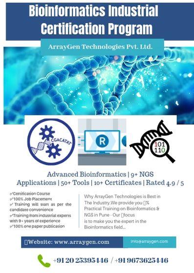 BIOINFORMATICS INDUSTRIAL CERTIFICATE PROGRAM-BICP