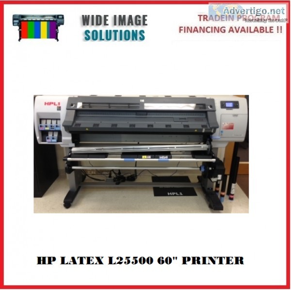 HP DESIGNJET  LATEX L25500 60" PRINTER RECERTIFIED