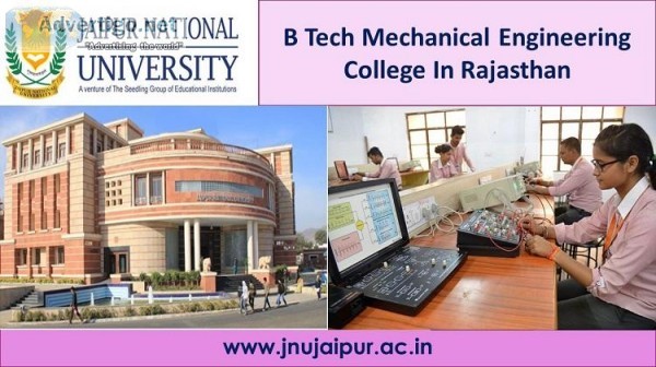 B.Tech Mechanical Engineering College In Rajasthan