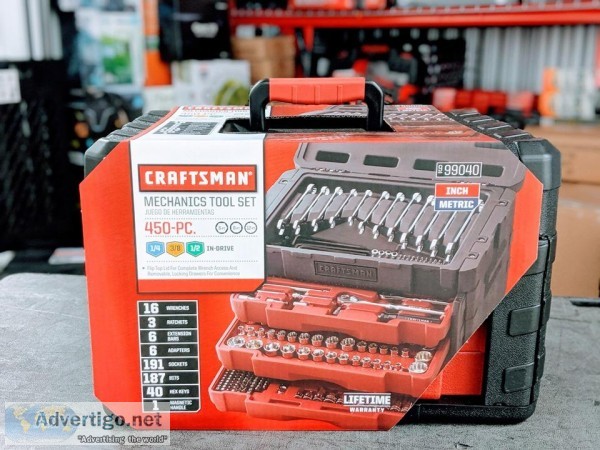 Craftsman 450 PC TOOL SET