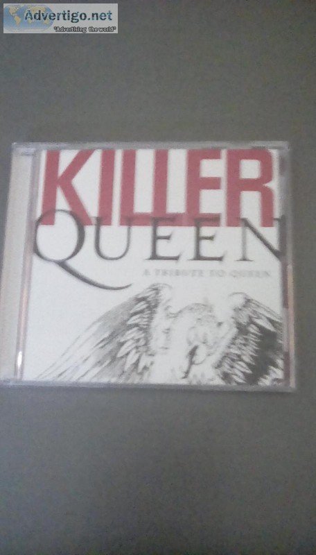 KILLER QUEEN A TRIBUTE TO QUEEN CD AND DEXTER PINT GLASS