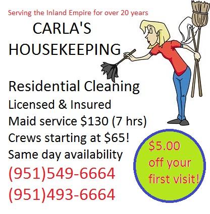 Call us to clean your home today