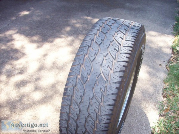 Bridgestone Dueler AT 16" 2557016 setof 4 wheels and tires