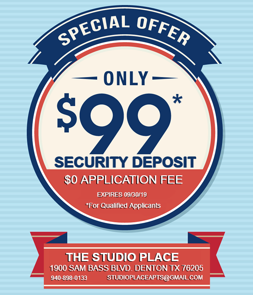 99 Security Deposit Special