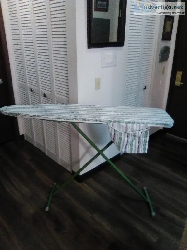 Ironing board with cover