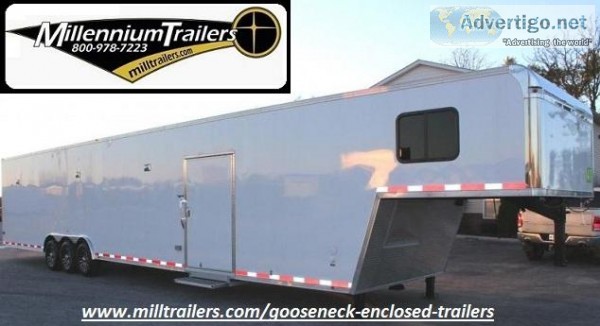 Gooseneck Enclosed Trailer Online Millennium Trailers