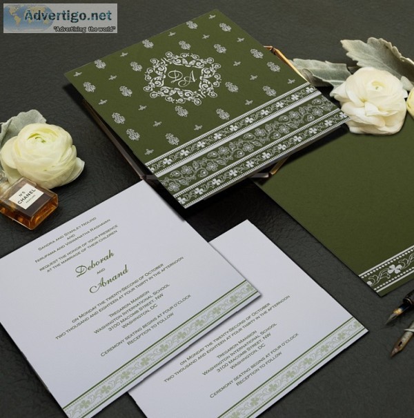 Islamic wedding invitation cards