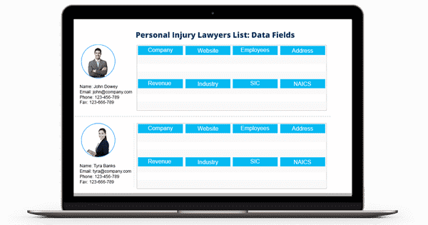 Personal Injury Attorneys Email List - Personal Injury Lawyers L