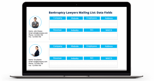 Bankruptcy Lawyers Mailing List