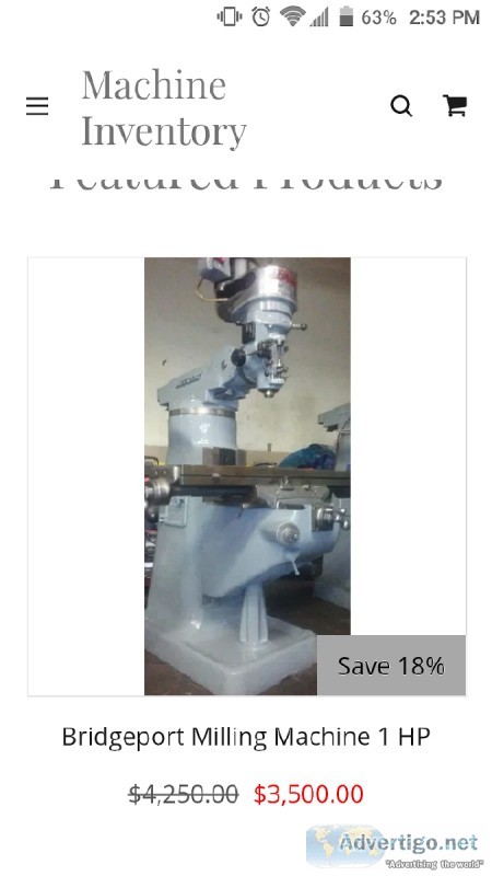 Bridgeport milling machine