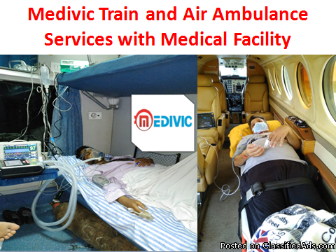 Latest Medical ICU Facility with Medivic Aviation Air Ambulance 