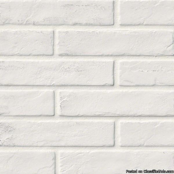 Capella White 2X10 Brick Pattern Matte Porcelain