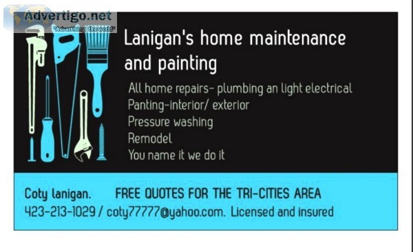 Lanigans home repair and painting