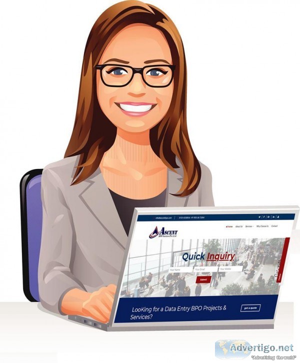 Data entry projects  Top BPO company - Ascent BPO