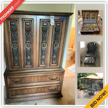 San Jose Downsizing Online Auction - Rochelle Drive