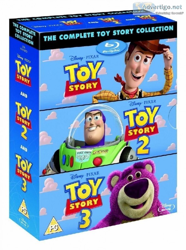 Toy Story 1-3 Blu Ray Box Set-Brand New