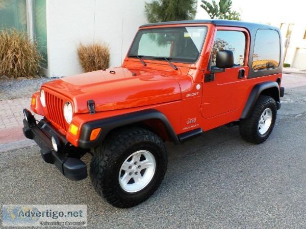 Clean 2006 Jeep Wrangler