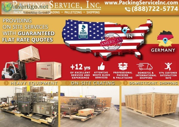 Packing Service Inc Mobile AL - Crate and Ship  Palletizing Boxe