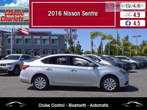 Used 2016 NISSAN SENTRA S for Sale in San Diego - 20394