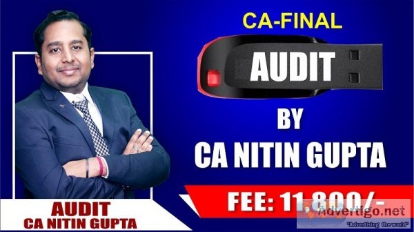 CA Nitin Gupta Sir Audit Pendrive Classes For CA Final