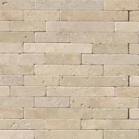 Chiaro Travertine 8x18 Tumbled Stone Veneer