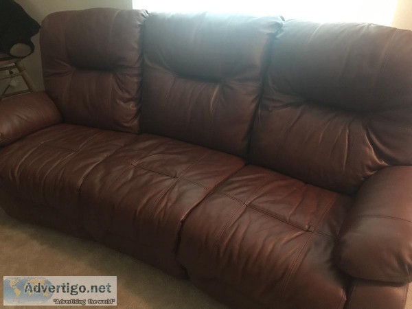 Couch luxury Leather and loveseat