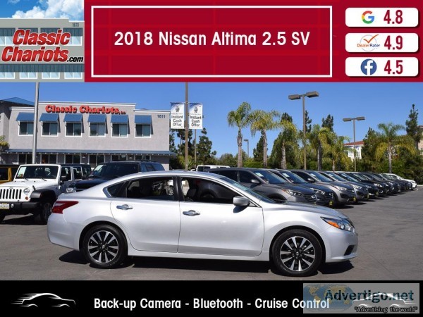 Used 2018 NISSAN ALTIMA 2.5 SV for Sale in San Diego - 20527r