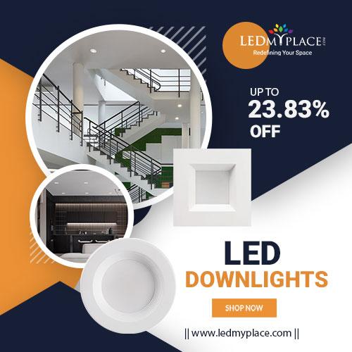 Brighten up Your Indoor Spaces by Using LED Downlights