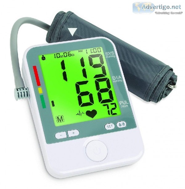 Buy Color Coded Arm Cuff Blood Pressure Monitor at shopshs